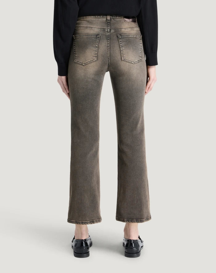 Pantaloni Torino Jeans Kim in black denim stretch Negozio