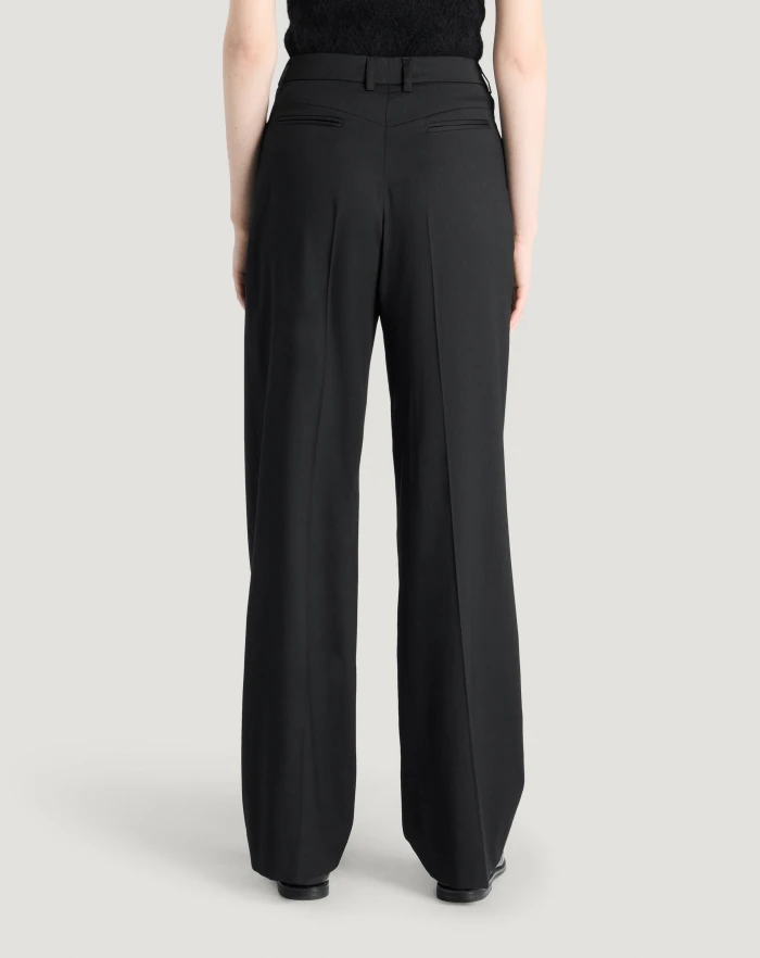 Pantaloni Torino Pantaloni Vivian in twill di lana fluida Promozione
