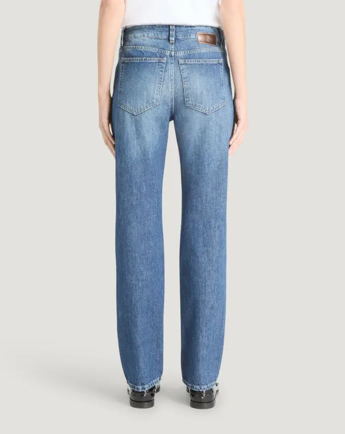 Pantaloni Torino Jeans Alanis in denim di cotone Soddisfazione Garantita