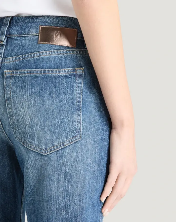 Pantaloni Torino Jeans Alanis in denim di cotone Soddisfazione Garantita