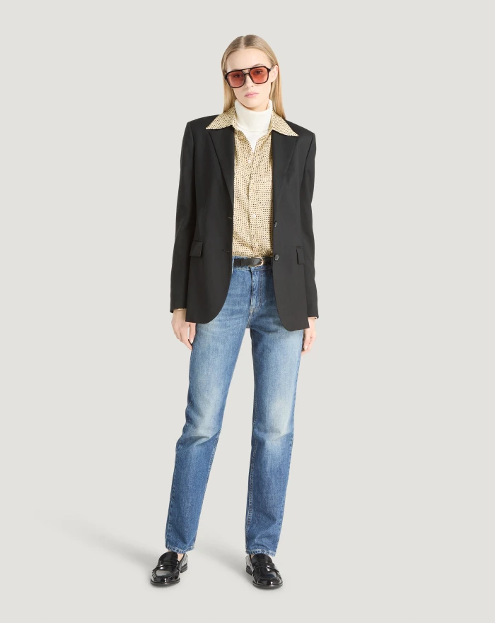 Pantaloni Torino Jeans Alanis in denim di cotone Soddisfazione Garantita