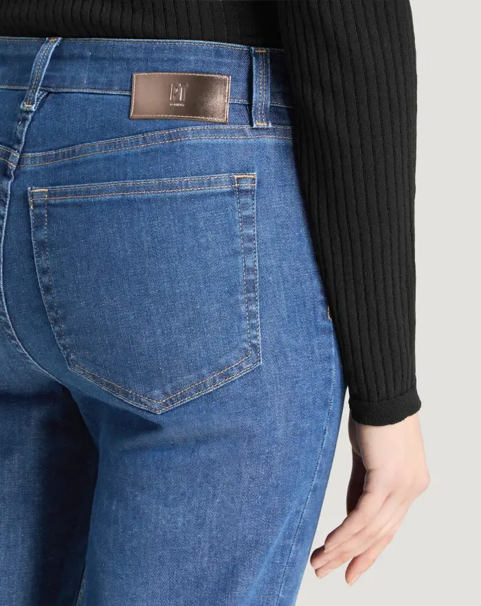Pantaloni Torino Jeans Alanis in stretch indigo batavia Qualità Garantita