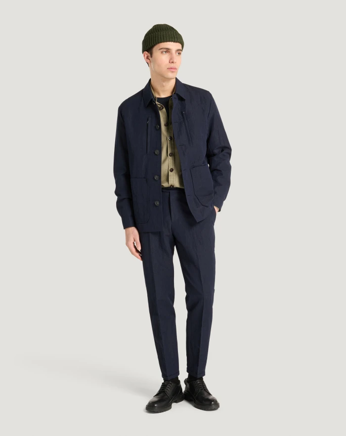 Pantaloni Torino Giacca in flanella crinkle Negozi Online