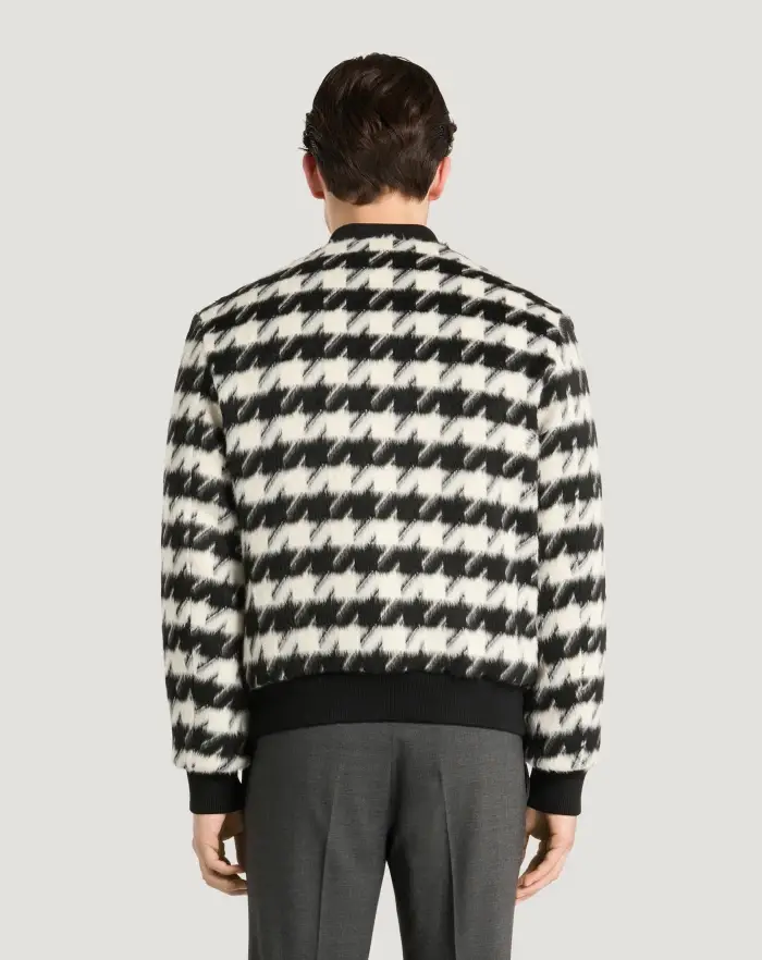 Pantaloni Torino Bomber in velour pied-de-poule In Vendita