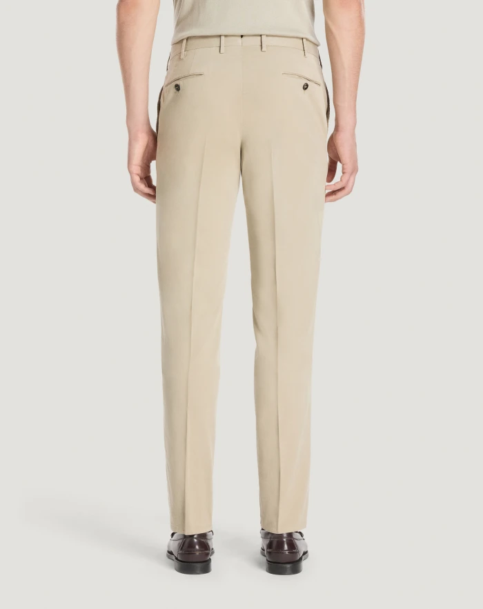 Pantaloni Torino Pantaloni Slim in cotone batavia Sottocosto