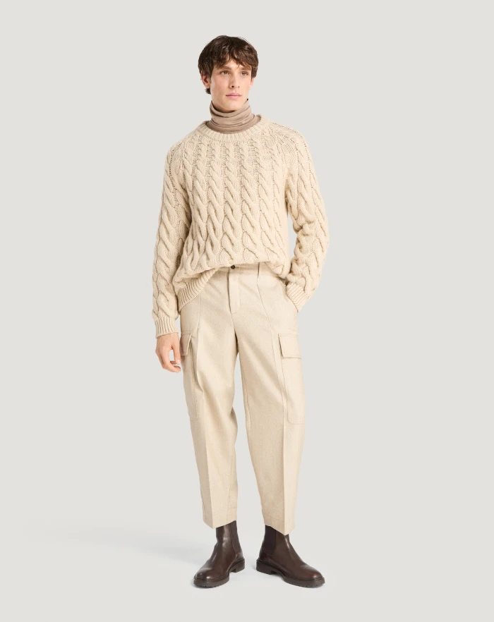 Pantaloni Torino Maglia in jersey di cotone e seta Novità