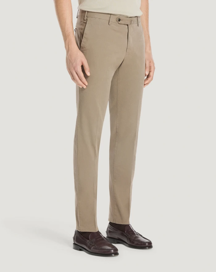 Pantaloni Torino Pantaloni Slim in cotone batavia Presa