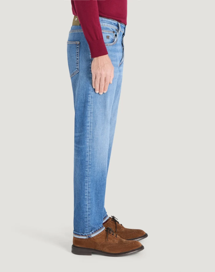 Pantaloni Torino Jeans Reggae in denim stretch superfine Online