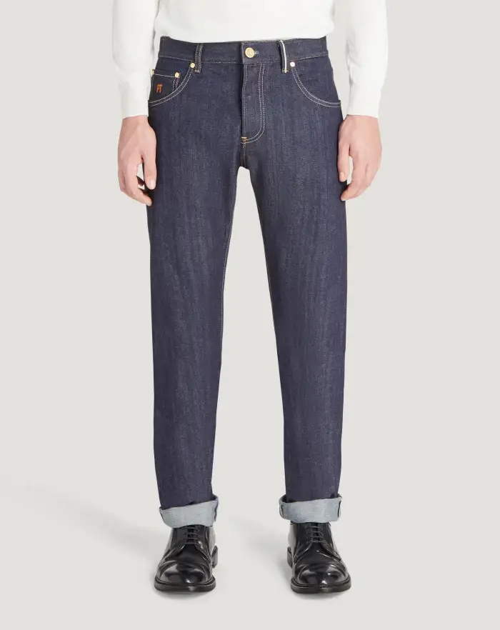 Pantaloni Torino Jeans Breakbeat in denim organico stretch Saldi