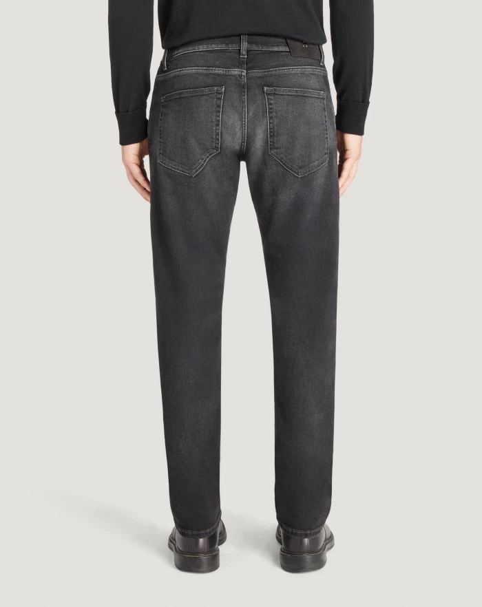 Pantaloni Torino Jeans Breakbeat in black denim double In Saldo