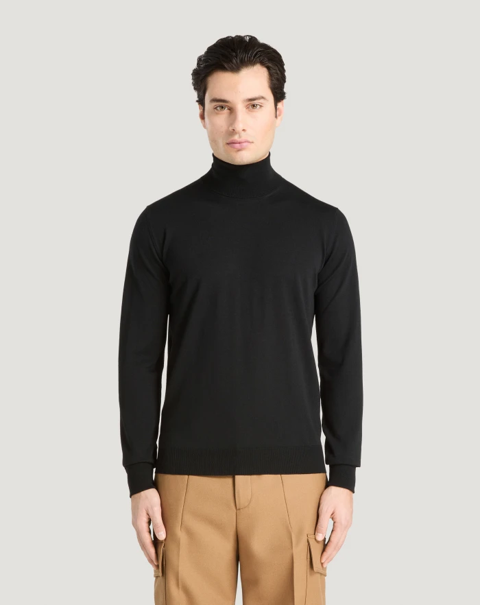 Pantaloni Torino Maglia dolcevita in lana Moda