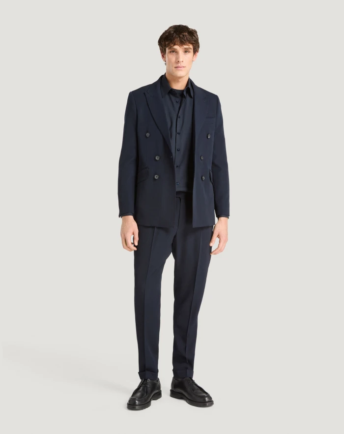 Pantaloni Torino Blazer in lana granité Italy