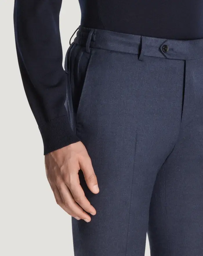 Pantaloni Torino Pantaloni Slim in flanella Italia