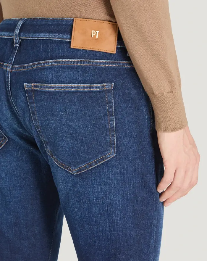 Pantaloni Torino Jeans Swing in denim di cotone stretch Qualità