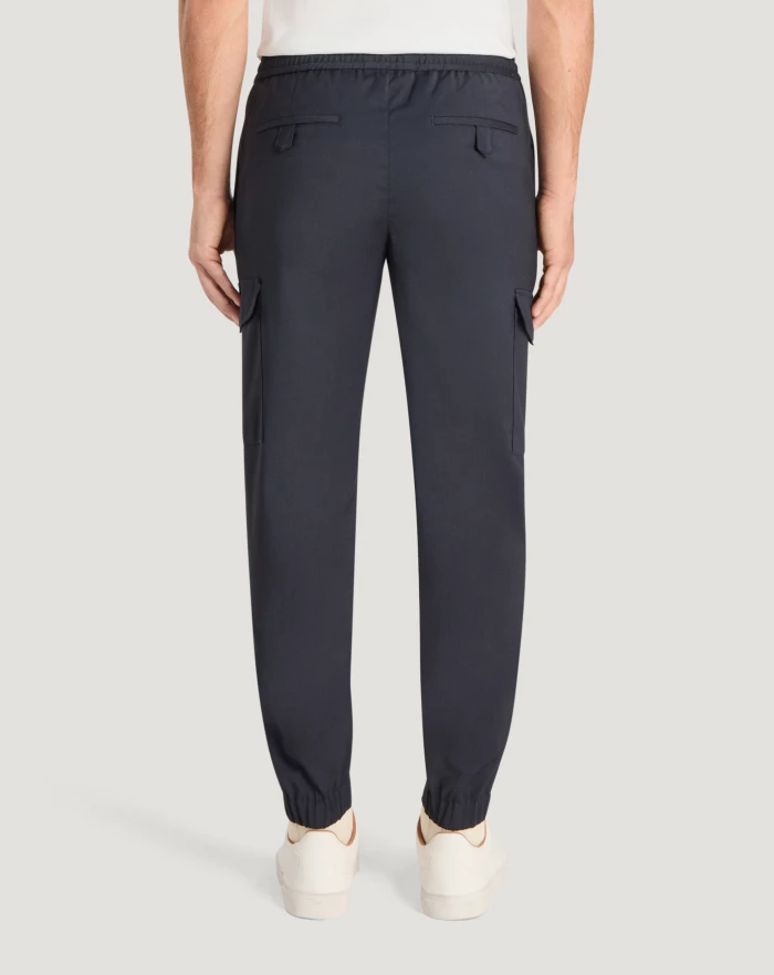 Pantaloni Torino Pantaloni Soft in techno lana Pezzi Unici