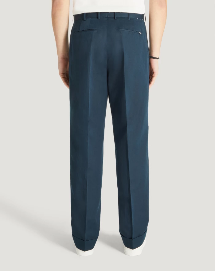 Pantaloni Torino Pantaloni Quindici in cotone e lino Sconto