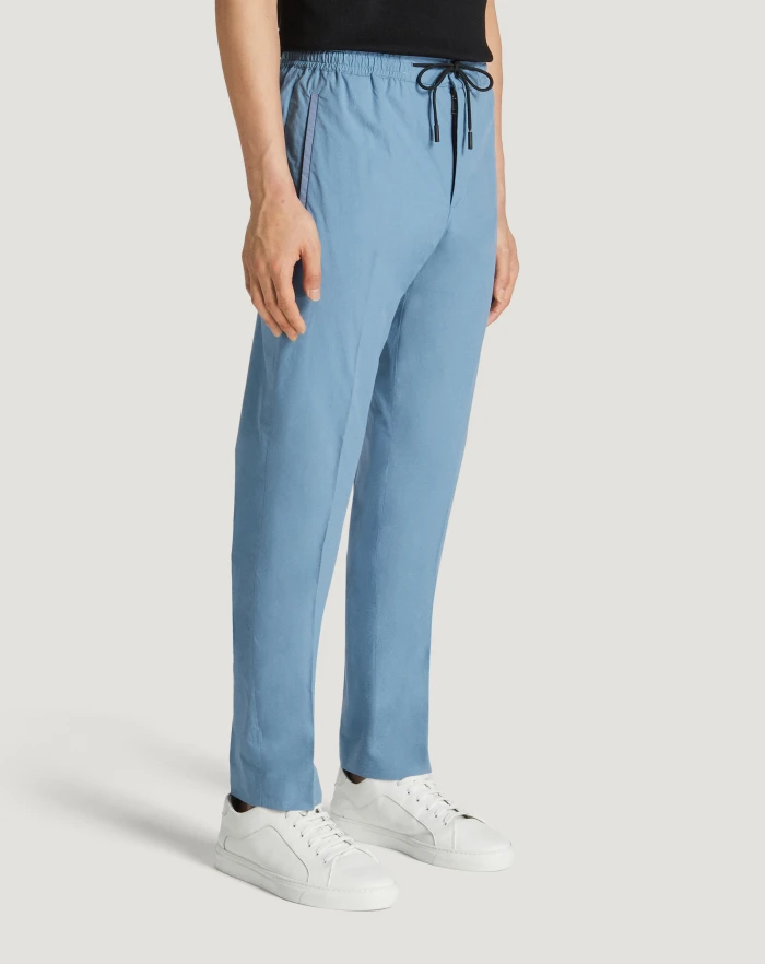 Pantaloni Torino Pantaloni Omega in popeline stretch Outlet