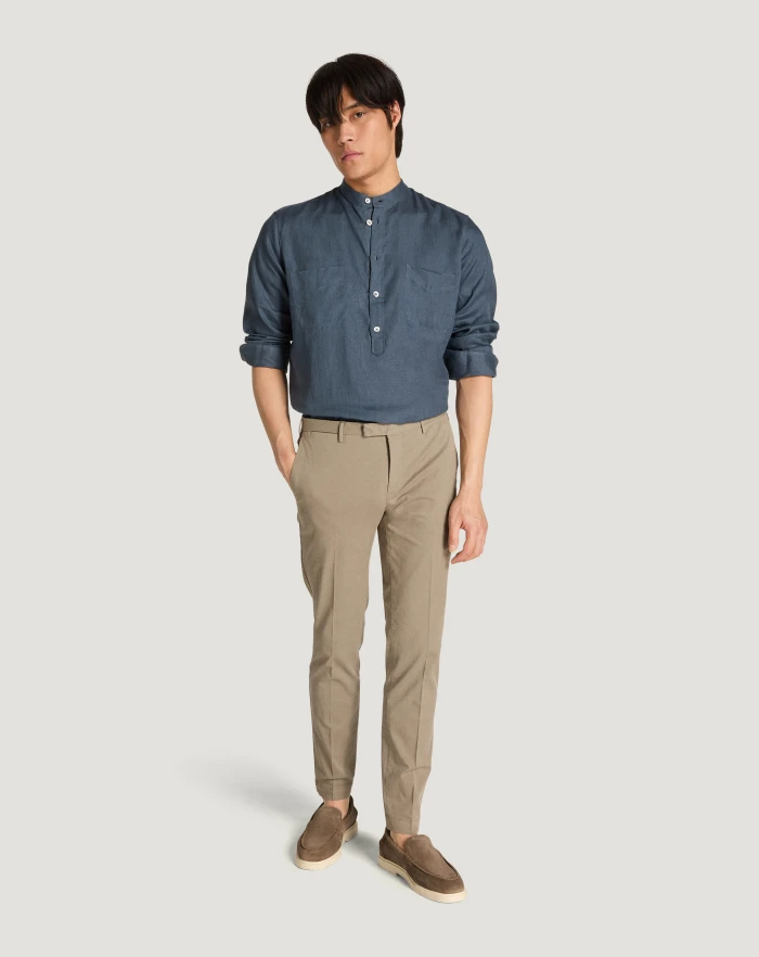 Pantaloni Torino Pantaloni Skinny in gabardina stretch Offerte