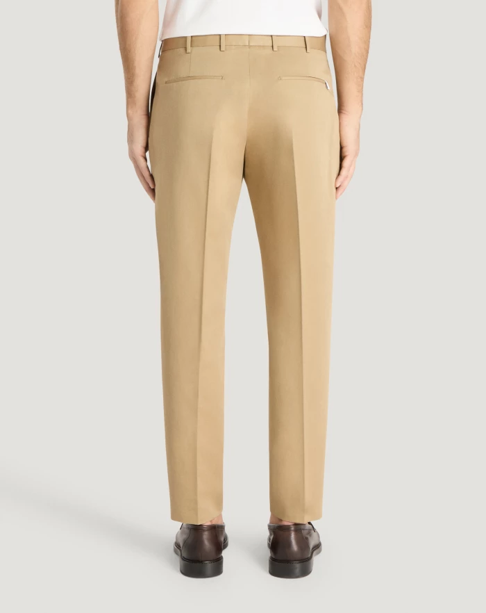 Pantaloni Torino Pantaloni Rebel in gabardina di cotone e lino Saldi Di Fabbrica