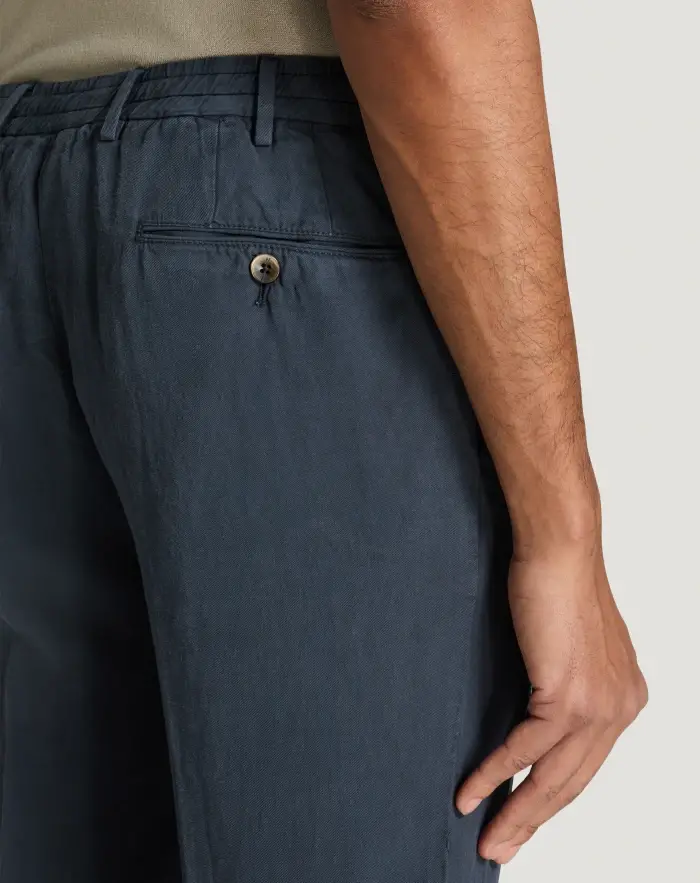 Pantaloni Torino Pantaloni Slim in cotone e lino batavia Fino Al -60%