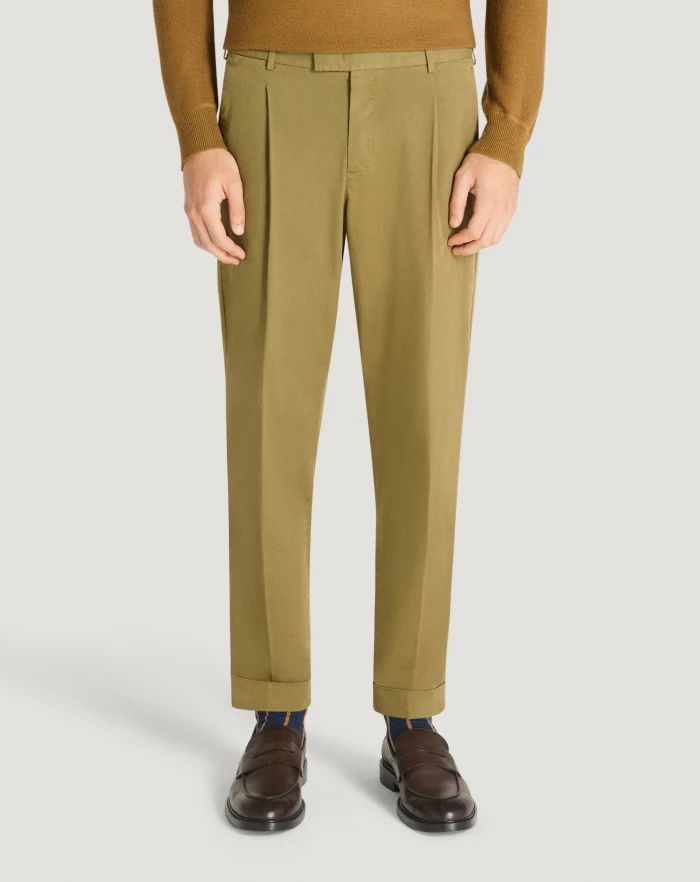 Pantaloni Torino Pantaloni Rebel in gabardina stretch Presa
