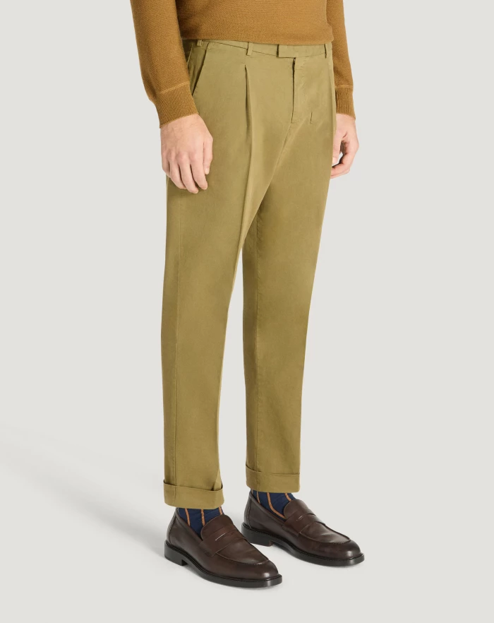 Pantaloni Torino Pantaloni Rebel in gabardina stretch Presa