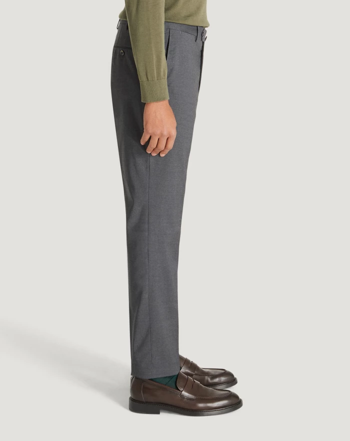 Pantaloni Torino Pantaloni Slim in lana four season Offerta