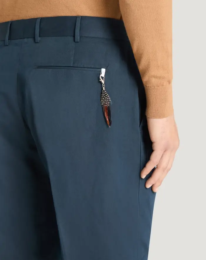 Pantaloni Torino Pantaloni Rebel in gabardina di cotone e lino Hotsell