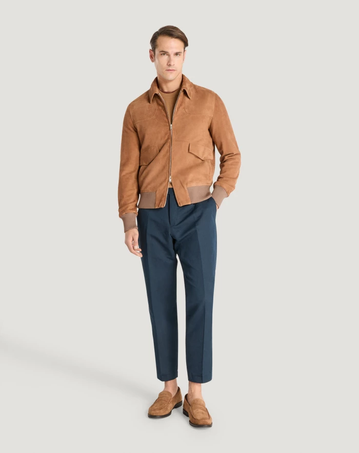 Pantaloni Torino Pantaloni Rebel in gabardina di cotone e lino Hotsell