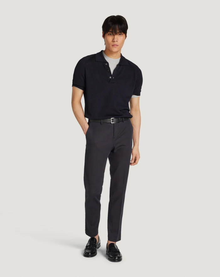 Pantaloni Torino Pantaloni Master in cotone stretch délavé Vendita Calda