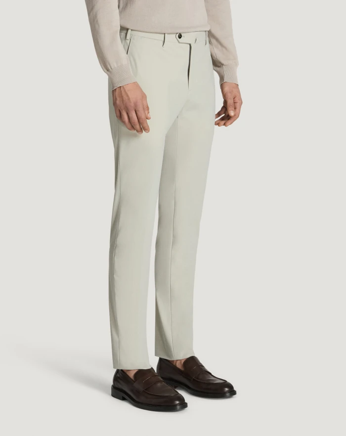 Pantaloni Torino Pantaloni Slim in tessuto organico stretch Vendita Economica