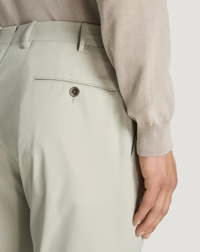 Pantaloni Torino Pantaloni Slim in tessuto organico stretch Vendita Economica