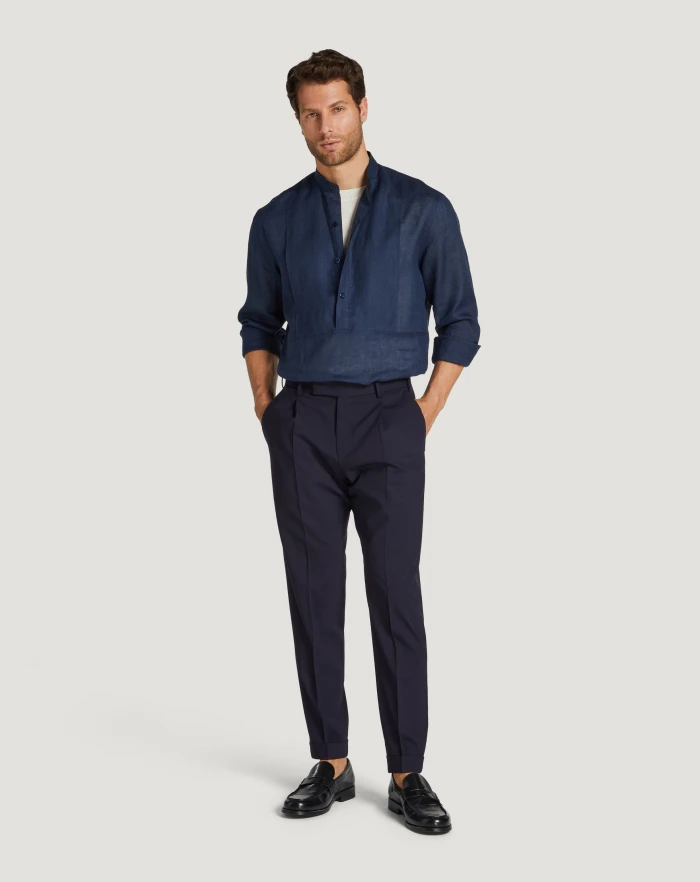 Pantaloni Torino Pantaloni Rebel in lana tropical Saldi Di Fabbrica