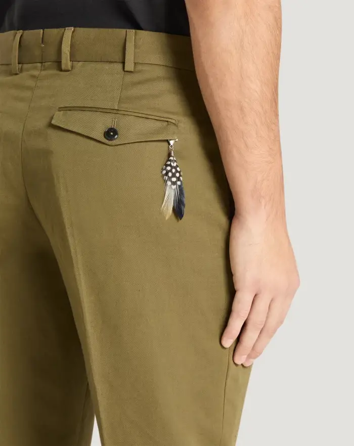 Pantaloni Torino Pantaloni Rebel in gabardina di cotone e lino Negozio