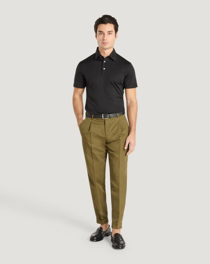 Pantaloni Torino Pantaloni Rebel in gabardina di cotone e lino Negozio