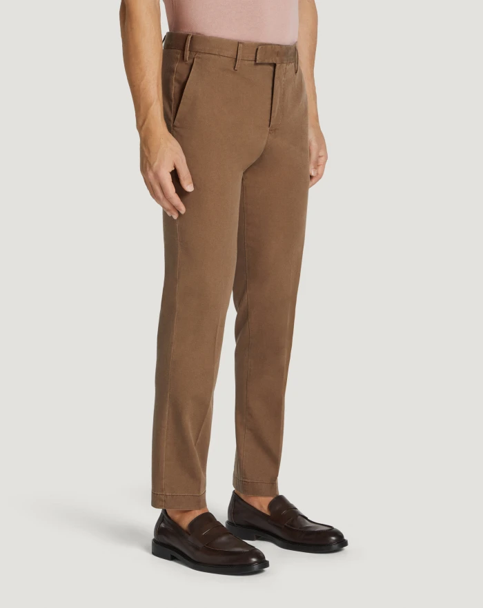 Pantaloni Torino Pantaloni Master in cotone stretch délavé 2025