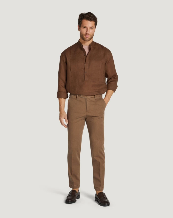 Pantaloni Torino Pantaloni Master in cotone stretch délavé 2025