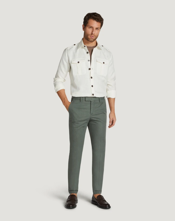 Pantaloni Torino Pantaloni Master in cotone stretch délavé Promozione