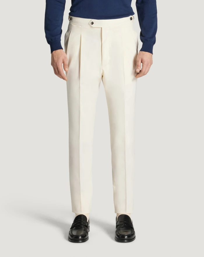 Pantaloni Torino Pantaloni Gentleman in lana tropical Fino Al -60%