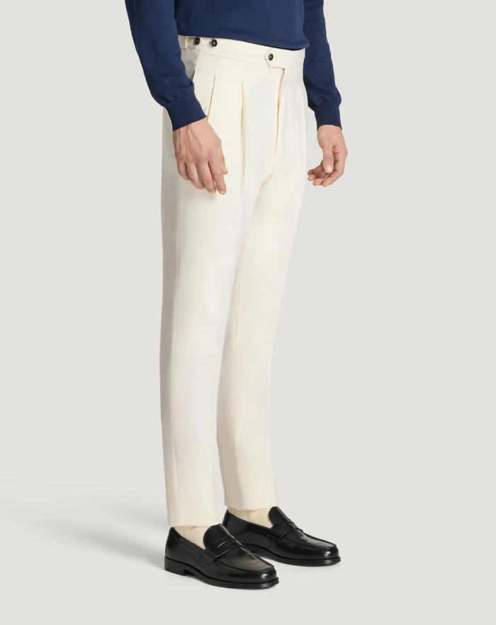 Pantaloni Torino Pantaloni Gentleman in lana tropical Fino Al -60%