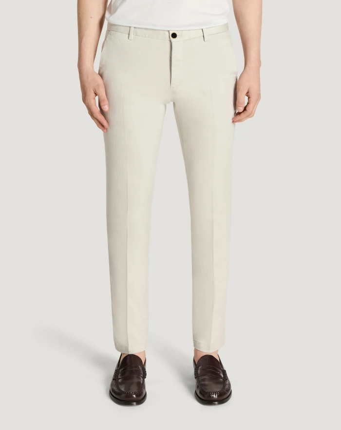Pantaloni Torino Pantaloni House in silky denim stretch Prezzo Ridotto
