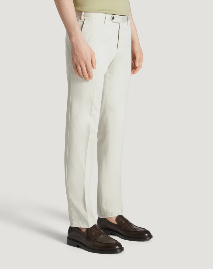 Pantaloni Torino Pantaloni Slim in silkochino Sottocosto