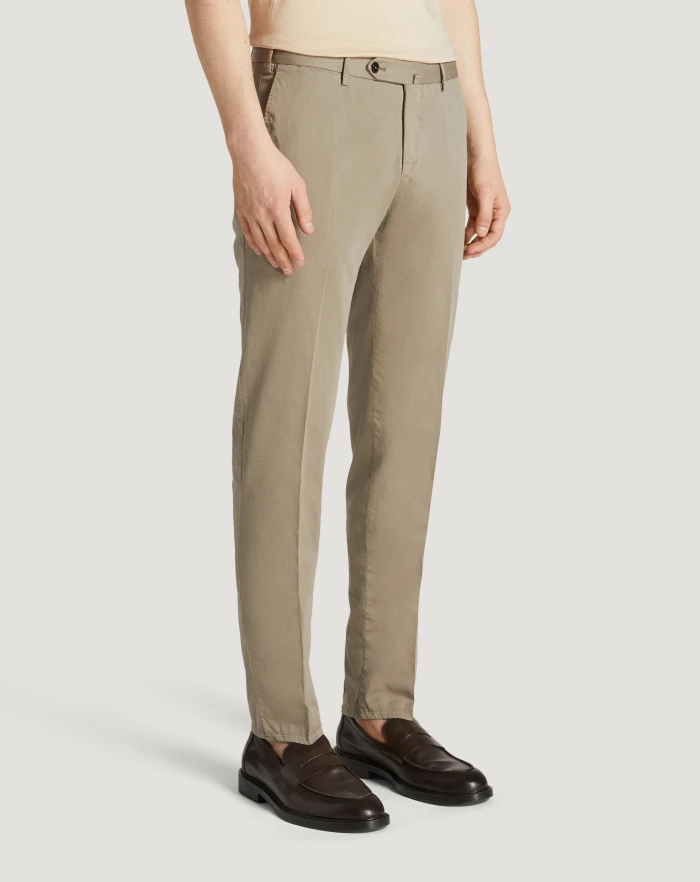 Pantaloni Torino Pantaloni Slim in silkochino Economico