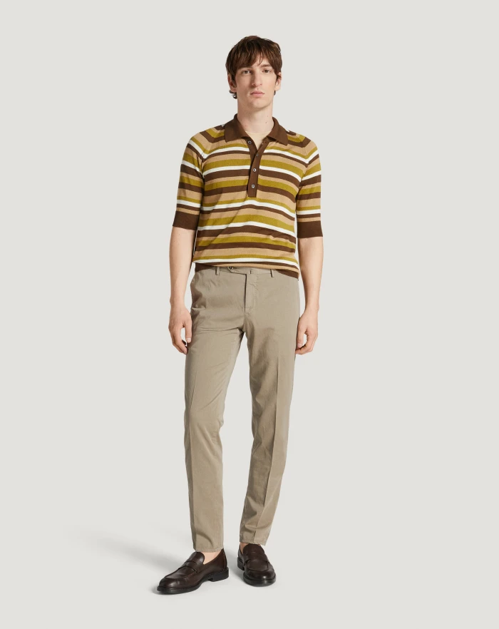 Pantaloni Torino Pantaloni Slim in silkochino Economico