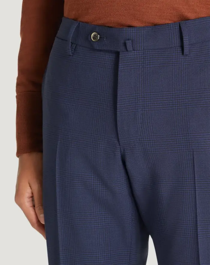 Pantaloni Torino Pantaloni Superslim in lana a quadri Online