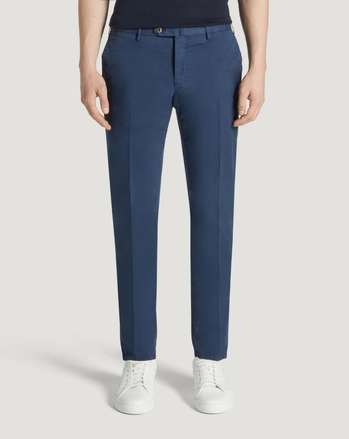 Pantaloni Torino Pantaloni Slim in gabardina stretch Saldi