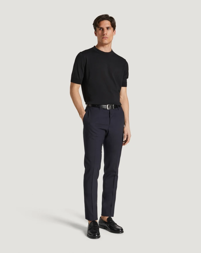 Pantaloni Torino Pantaloni Slim in lana four season Offerte stagionali