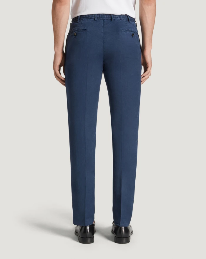 Pantaloni Torino Pantaloni Slim in lino stretch délavé Comprane uno, ottenene uno gratis