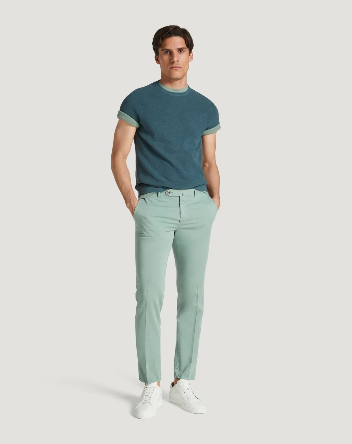 Pantaloni Torino Pantaloni Slim in silkochino Sconti VIP