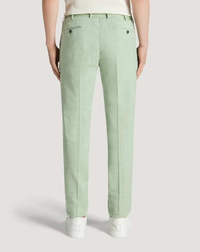 Pantaloni Torino Pantaloni Slim in lino stretch délavé Super Saving Price